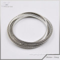 wholesale alibaba hot sale jewelry multilayer silver bangle